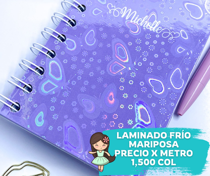 Laminantes en Frío Rollo 1 metro Mariposa