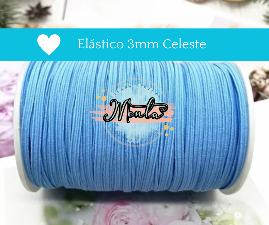 Elástico Plano Delgado (3mm) (Metro)