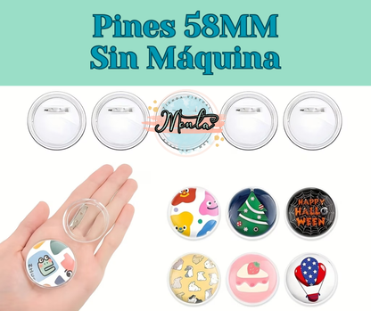 Pines 58MM Sin Máquina