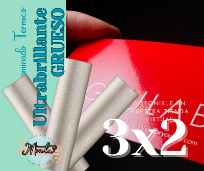 Laminante Ultra Brillante Grueso 32cms ancho