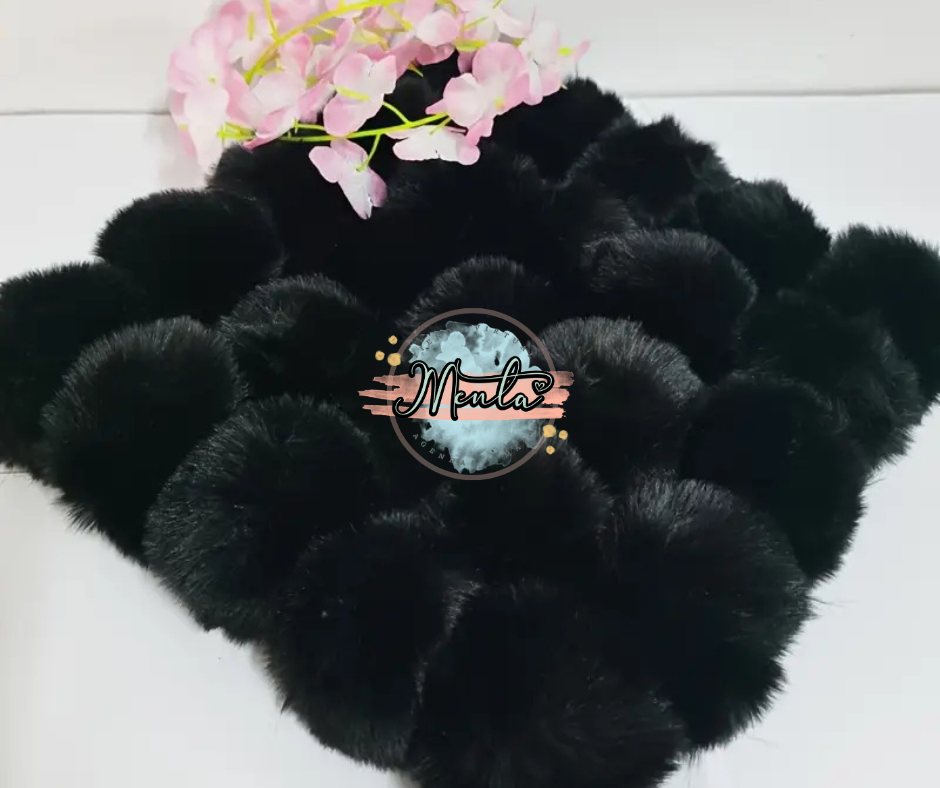 Pompones 6cms con agarre para llavero