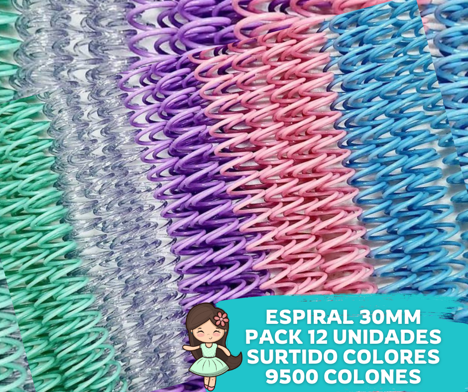 Pack 12 Espirales 30mm