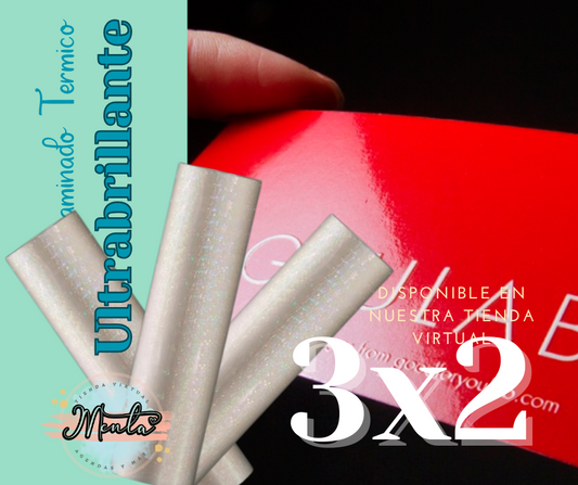 3x2 Laminante Rollo 5 Metros Ultrabrillante