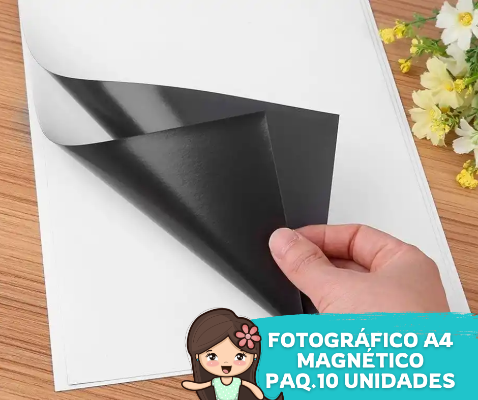 Glossy Adhesive Photo Paper A4 Size 50 Units
