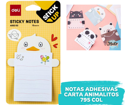 Notas Adhesivas Carta Animalitos 4