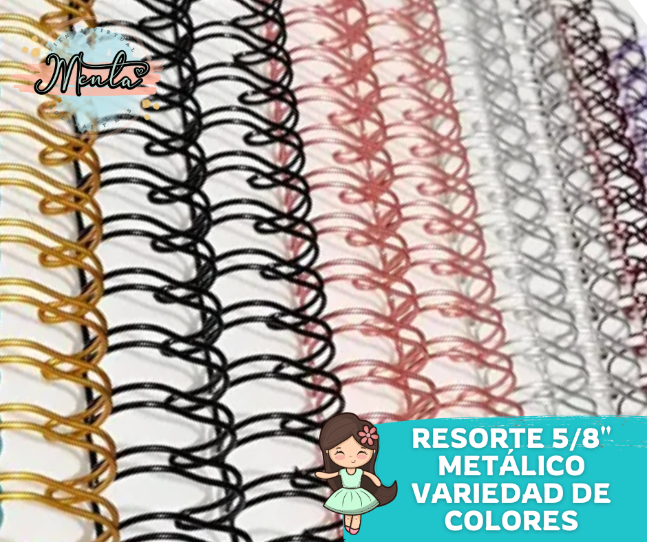 b-Resorte 5/8" Metálico Paso 2:1