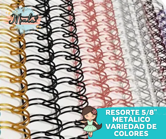 b-Resorte 5/8" Metálico Paso 2:1