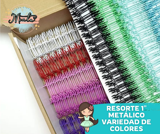 e-Resorte 1" Metálico Paso 2:1