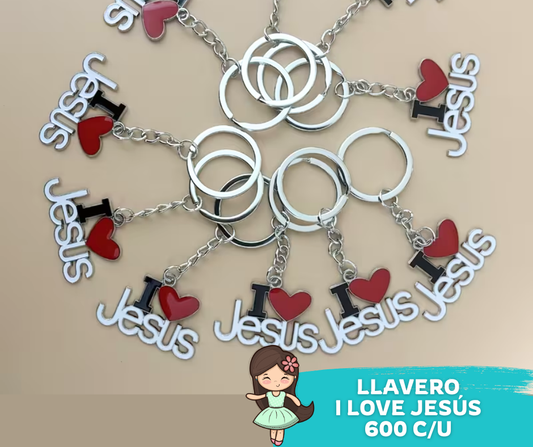 Llavero I Love Jesús (Unidad)