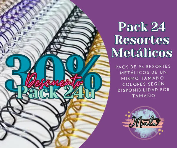 Resorte 5/8" Metálico Paso 2:1