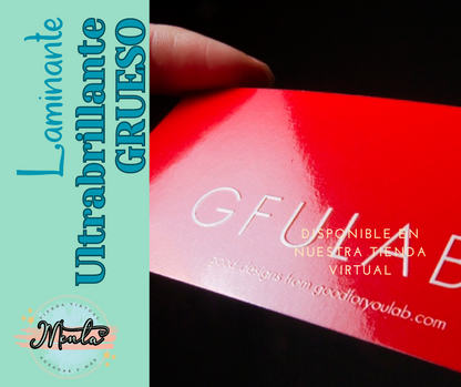 Laminante Ultra Brillante Grueso 32cms ancho