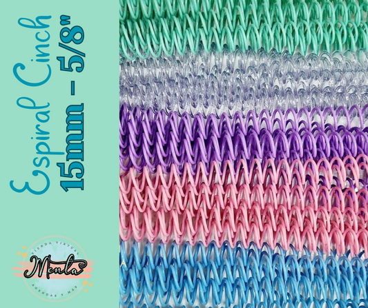Plastic Spiral Step 2:1 size 15mm (unit)