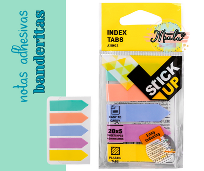 Banderitas Adhesivas Colores Pastel