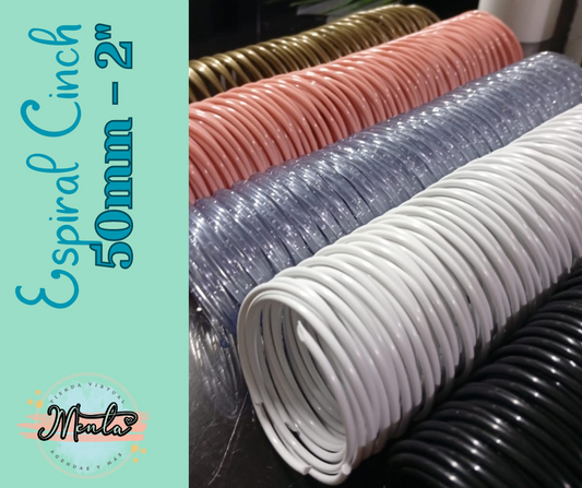 Plastic Spiral Step 2:1 size 50mm (unit)