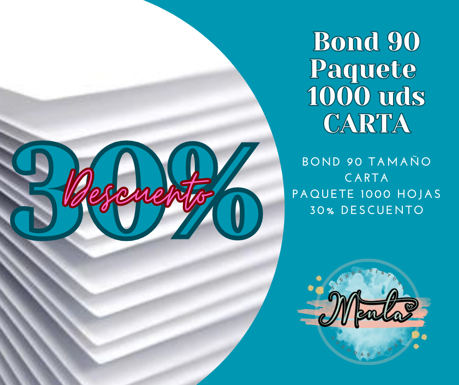 Papel Bond 90 Carta
