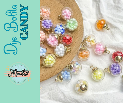 Dije Bolita Candy 5 Unidades