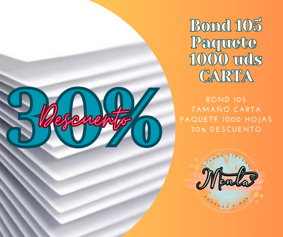 Papel Bond 105 Carta