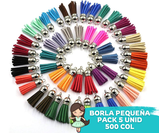 Imitation leather tassel Pack 10 Assorted Colors Units