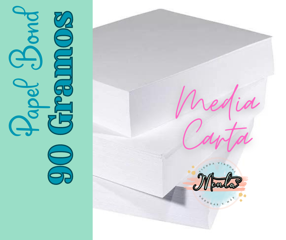 Bond Paper 90 Medium Letter. Package 250 units
