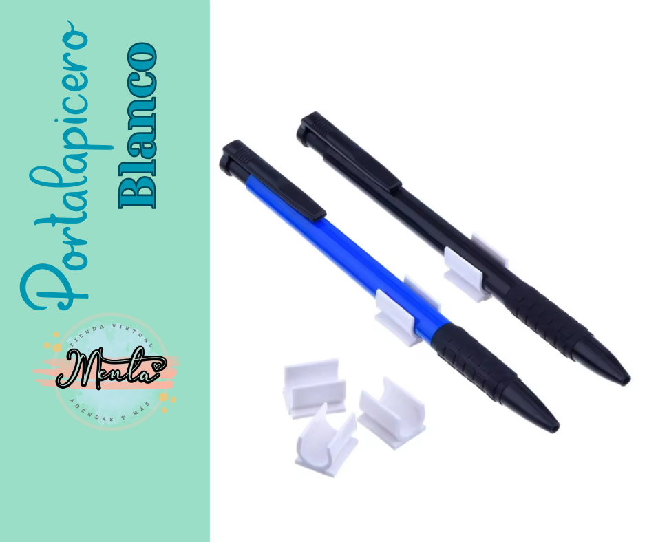 Portalapicero Blanco Adhesivo 5 Unidades