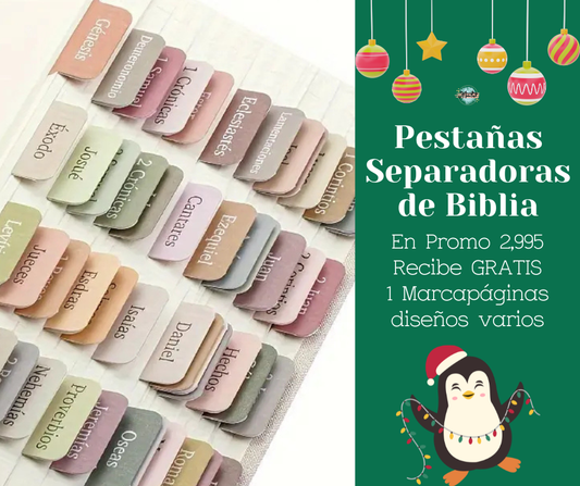 Pestañas Adhesivas Separador de Biblia