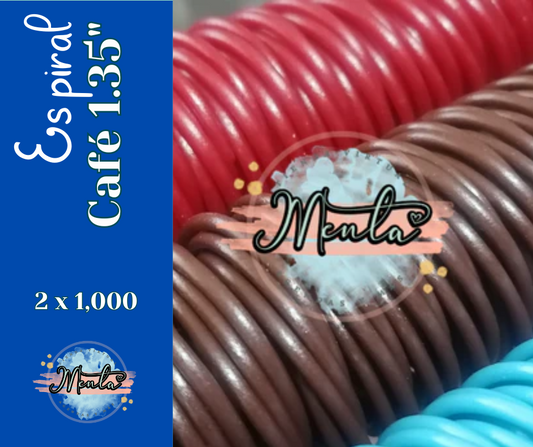 2x1 Espiral 35mm Chocolate