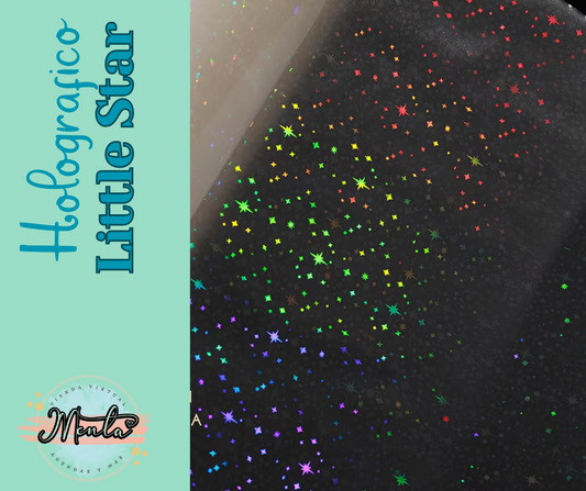 Laminante Holográfico Little Star 32cms ancho