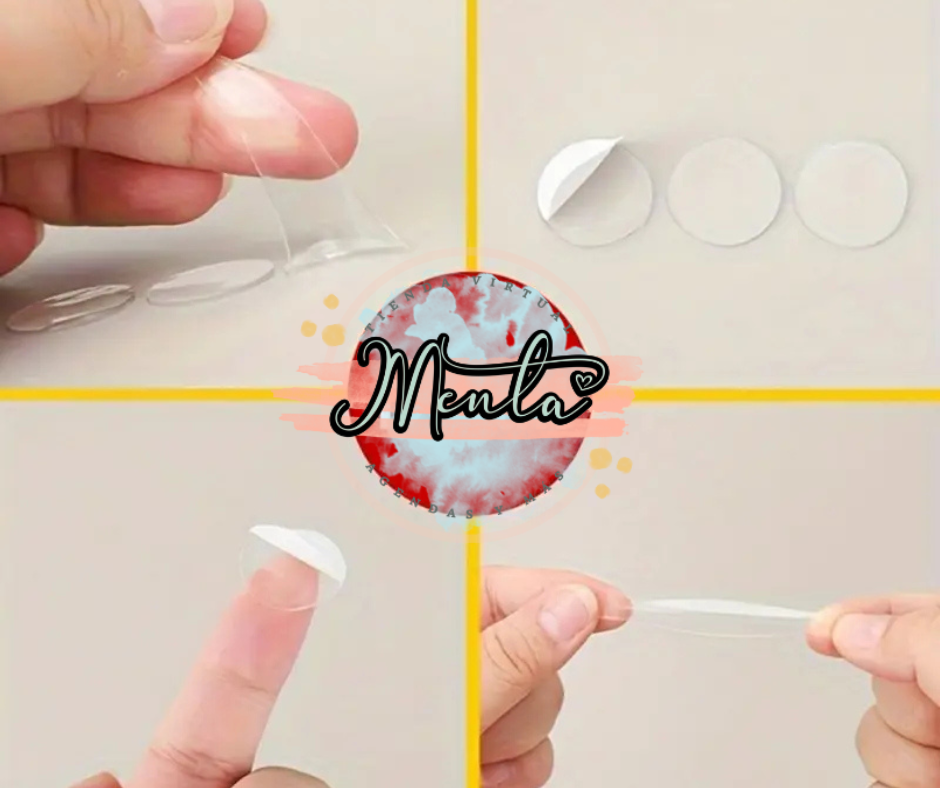 Bolitas de Goma Doble Cara 100 Unidades