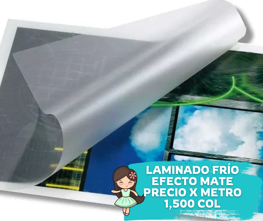 Laminantes en Frío Rollo 1 metro Mate