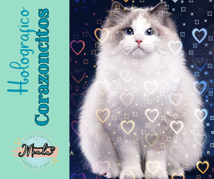 PRONTO! Laminado Corazoncitos 32cms ancho (2.4 Micras)