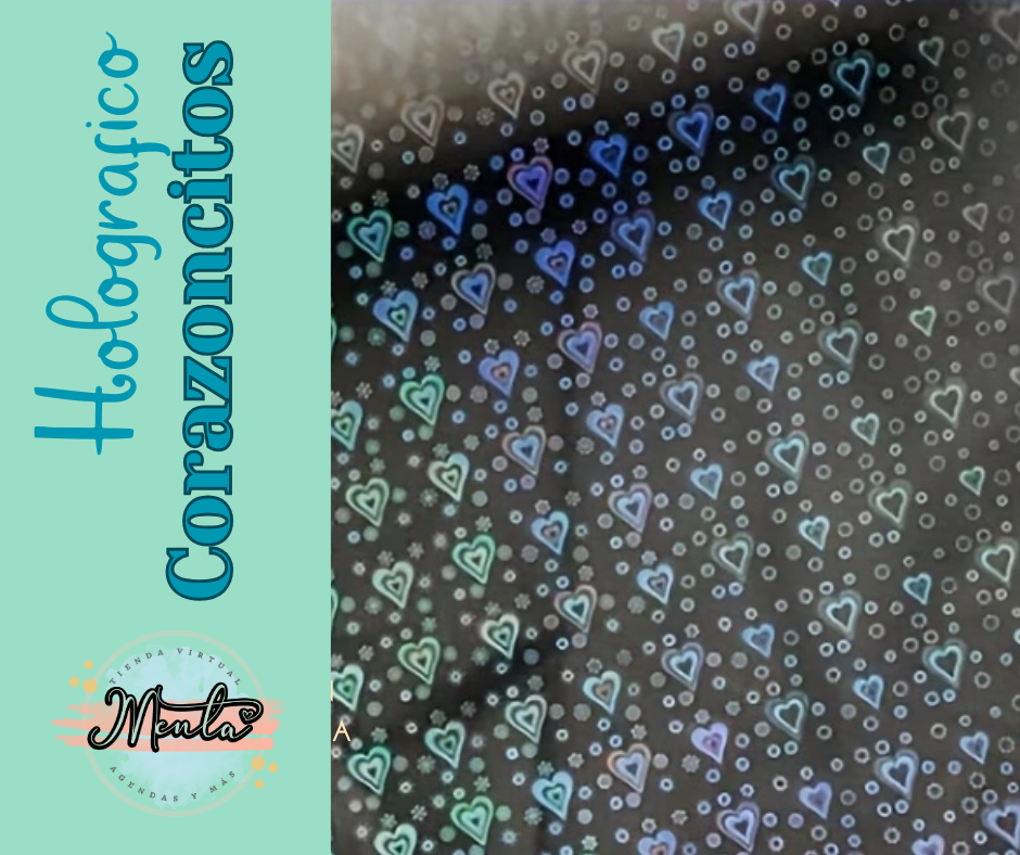 PRONTO! Laminado Corazoncitos 32cms ancho (2.4 Micras)