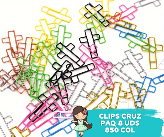 Clips Cruz Paq. 8 Uds