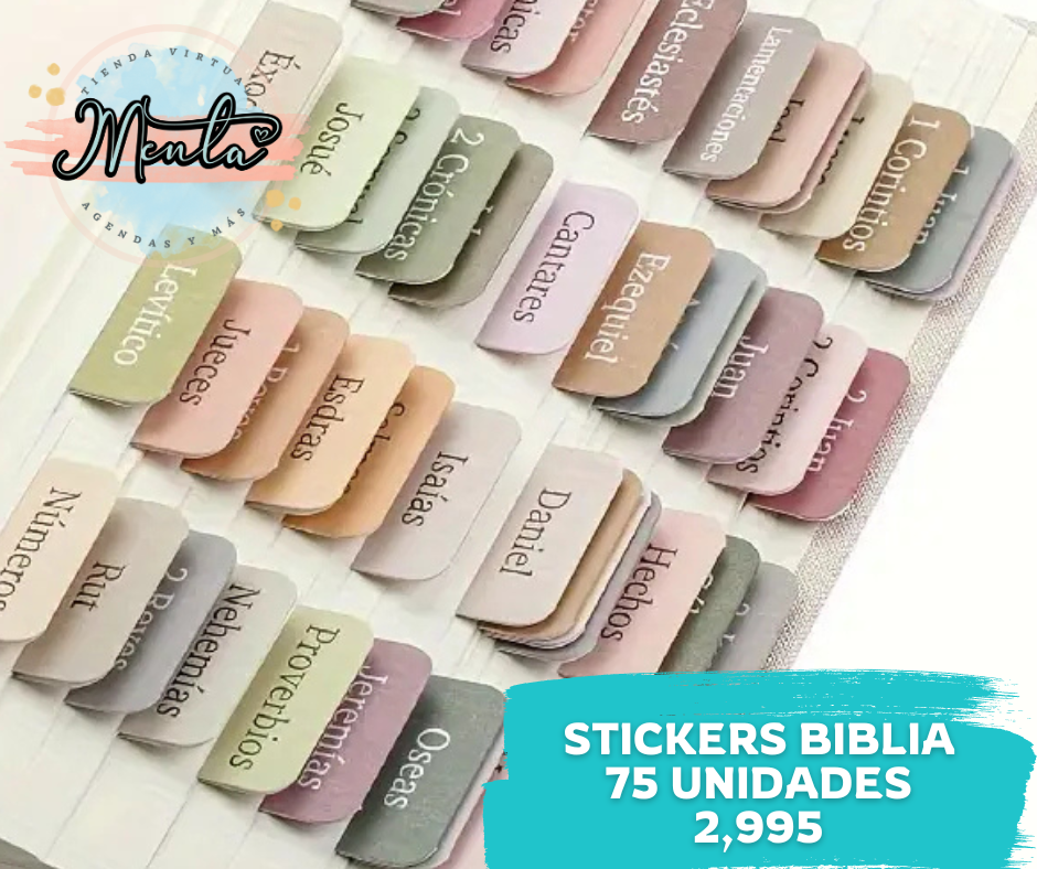 Pestañas Adhesivas Separador de Biblia