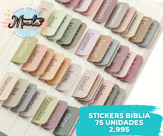 Pestañas Adhesivas Separador de Biblia