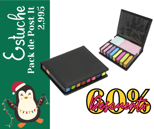 Estuche porta Post Its personalizable