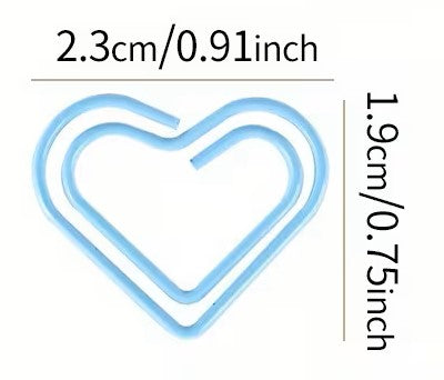 Clips Corazón Docena