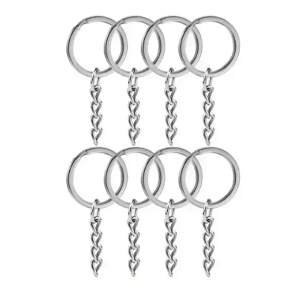 Metal Ring for Keychain Pack. 10 units
