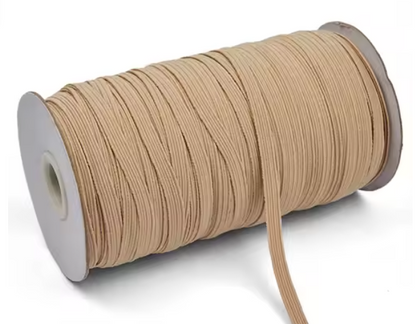 Elástico Plano 6mm 100% Banda Elástica (Metro)