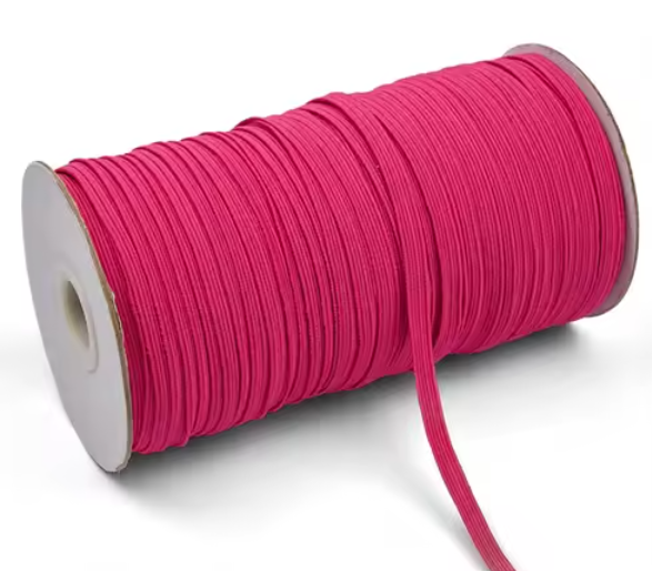 Elástico Plano 6mm 100% Banda Elástica (Metro)