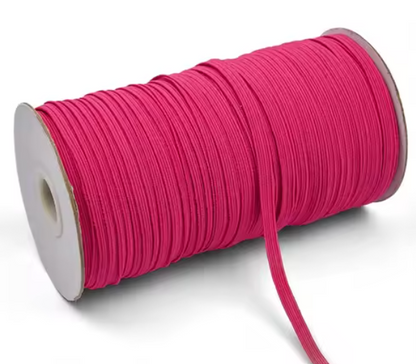 Elástico Plano 6mm 100% Banda Elástica (Metro)