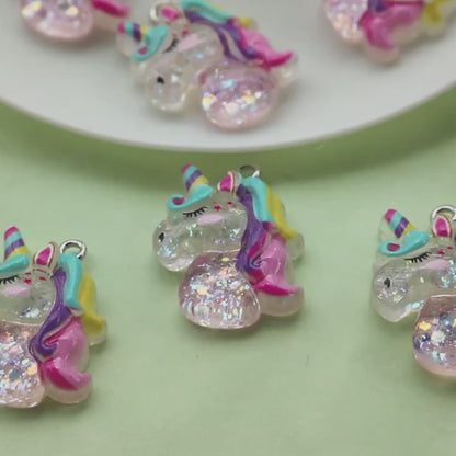 Dije Unicornio Glitter