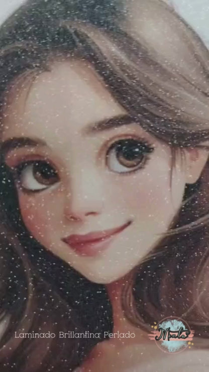 Pearlescent Glitter Holographic Laminate 32cms wide